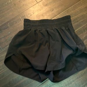 Black lululemon tracker shorts